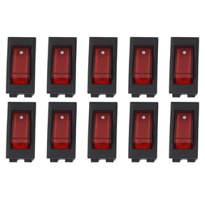 Homena KCD3 Rocker Switch 220V 10 Pack for DIY and For household Applications