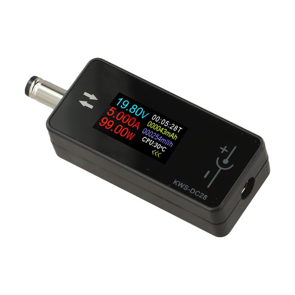 Homena KWSDC28 Charging Tester Power Meter Voltage Current Meter with User Friendly Display and Multiple Data Monitoring