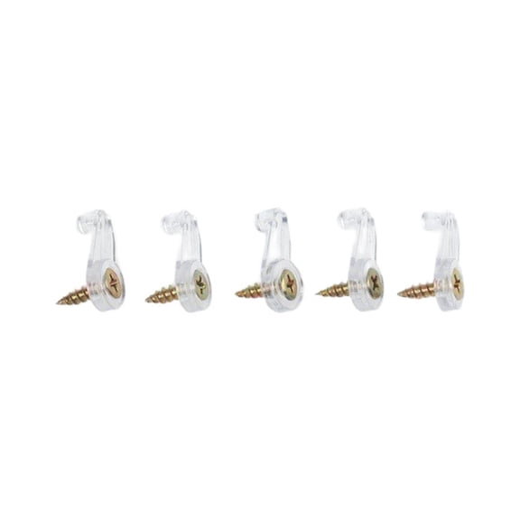 Homena Kit Glass Retainer Clips Door For Cabinet Moulding Premium Transparent
