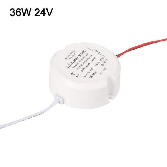 Homena LED Driver Power Supply 36W D55*23mm AC To DC Transformer 36W 48W 60W Options Compact Round Design Indoor Lighting