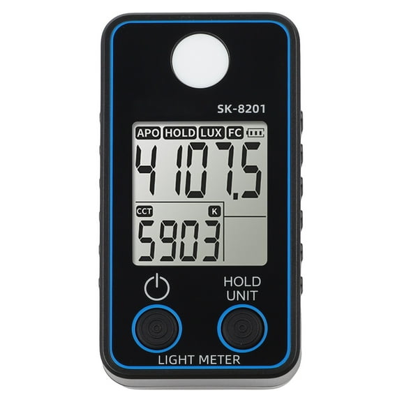 Homena LED Light Tester Lux Meter with Color Temperature and Brightness Measurement