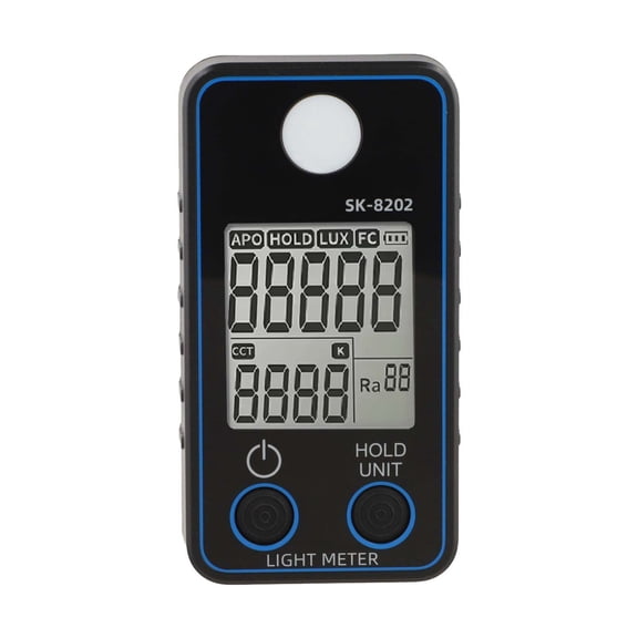 Homena LED Light Tester Lux Meter with Color Temperature and Brightness Measurement