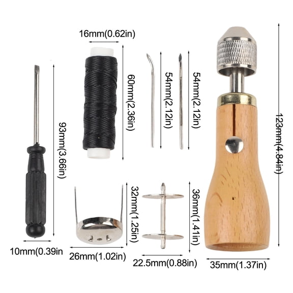 Homena Leather Hand Sewing Tool with Cone Needle for Easy Handling and Stitching