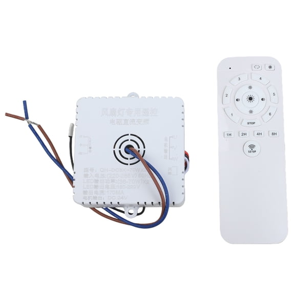 Homena Living Room DC Inverter Remote 2.4G Drive Controller For Fan Light Settings
