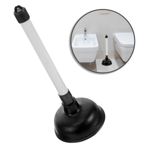Homena Long Handle Rubber Plunger for Efficient Toilet and For Sink Clog Elimination