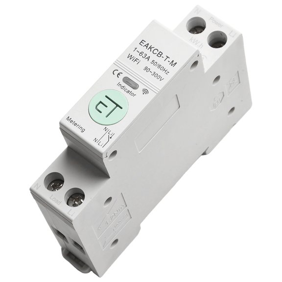 Homena MCB Smart Circuit Breaker with Remote Control for Tuya WiFi Energy Monitoring