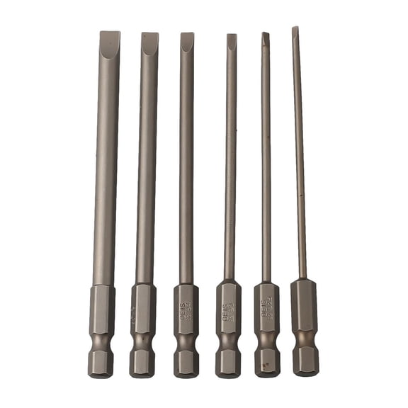 Homena Magnetic Slotted Screwdriver Bits Hinge Installation Alloy Steel Bits Hand Drill Mm SL SL Screwdriver Bits Set