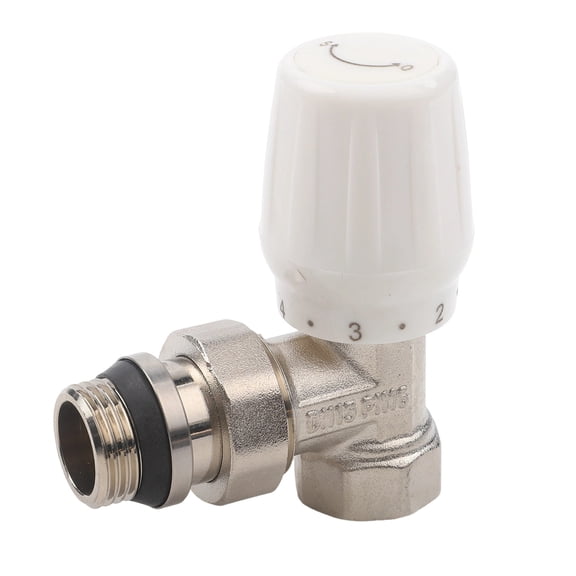 Homena Manual Angle Valve 12 Inch Temperature Control Valve for Radiator with Easy Repairable Design and Long Term Use