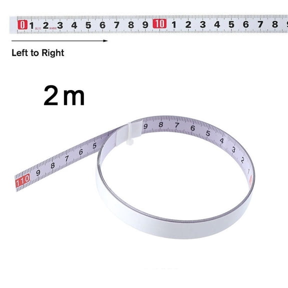 Homena Miter Track Tape Measuring Steel Backing Metric Ruler 1M/2M High Quality Hot