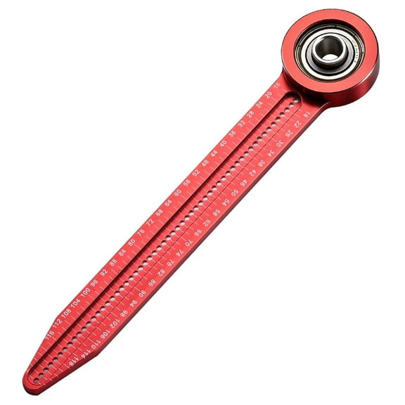 Homena Multifunctional Aluminum Circle Drawing Tool 140x28mm with Precise Clear Scale
