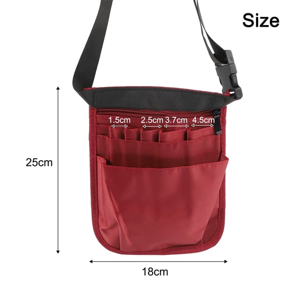 Homena Multifunctional Tool Storage Waist Bag With Adjustable Removable Belt For Wrench Screwdriver Drill Hardware Tool Bags Organizer
