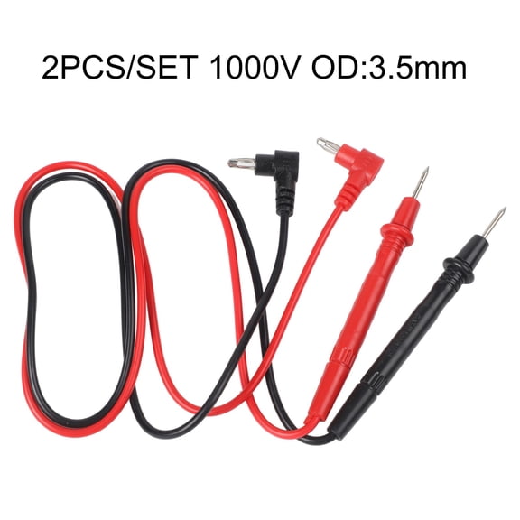 Homena Multimeter Test Leads Kit 20A Banana Plug Allig/ator Clips Probe Wire Pen Digital Voltmeter Ammeter Ohmmeter Electronic Tester