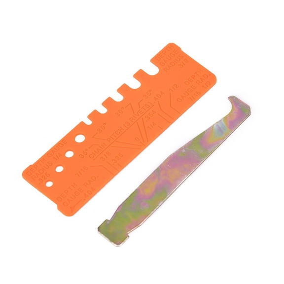 Homena New 2Pcs/Set General Chainsaw Chain Tool Bar Groove Cleaner & Quick-check Garden Tool Accessories For Chainsaw Inspection