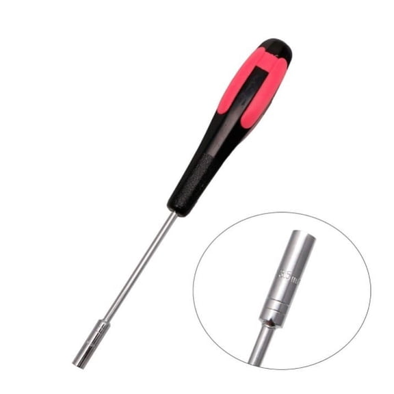 Homena Nut Key Hex Screwdriver Metal&Plastic 1Pc Hollow Shaft 165mm Hex Repair Tool Wrenche Hex Nut Magnetic Bit Driver