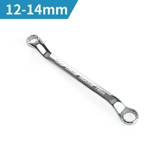Homena Offset Box End Wrench Hand Tools Carbon Steel Double Ring End Wrench Long Resistance Spanners Repairing Hand Tools