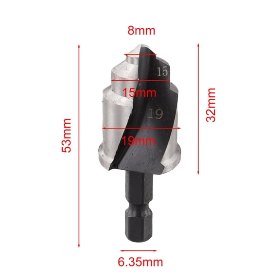 Homena PPR Pipe Drill Bit for Fast Boring and Expanding Plastic Pipes 1 2 Inch Size