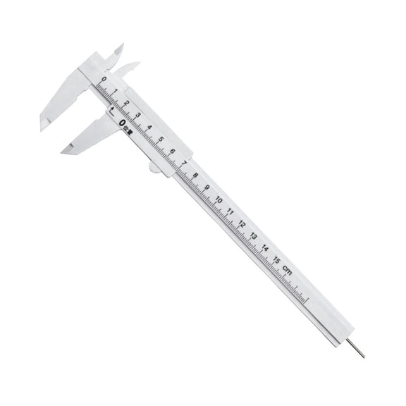 Homena Plastic Vernier Calipers 0-150mm Aperture Depth Diameter Measure Tool DIY Tool Woodworking Metalworking Plumbing Model Making