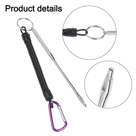 Homena Portable stainless steel fish hook remover and hand rope: fast and easy!