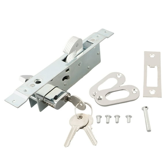 Homena Practical Door Hook Lock Sliding Door Lock Kitchen 1 Pc Balcony For 35-55MM Door Width Replacement Security Lock