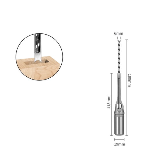 Homena Professional Grade Mortising Chisel Set for Precision Square Hole Drilling