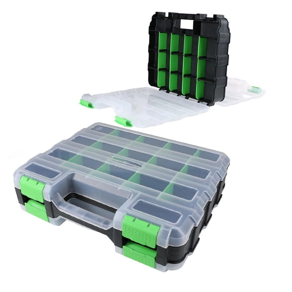 Homena Removable Divider Storage Box for Nuts Bolts Screws and Small Workshop Items