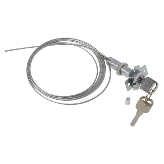 Homena Rolling Shutter Garage Door Lock with Two Keys Zinc Alloy Construction and Long Wire Rope for Enhanced Security