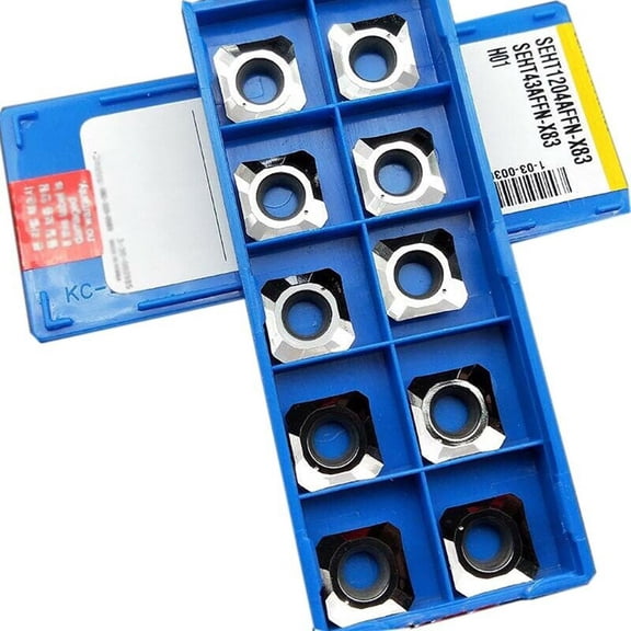 Homena SEHT 43 AFFN 83 Milling Insert with Tight Tolerances and Excellent Performance for Aluminum and Copper Pack of 10