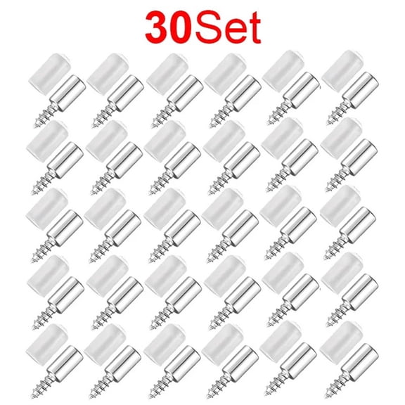 Homena Shelf Support Screw Set of 30 for Reliable Installation in Cabinets and Closets