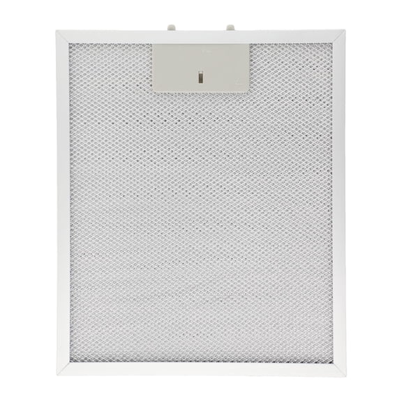 Homena Silver Extractor Vent Filter 300 x 252 x 9mm Metal Mesh for Cooker Hood Range Hood Vent with Aluminized Grease Layers