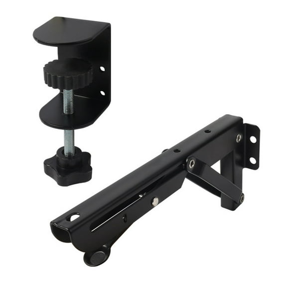 Homena Sliding Desk Extension Plate Support Bracket Computer Keyboard Tray Hand Rest Rawer Slide Rail Clip Bracket Hardware