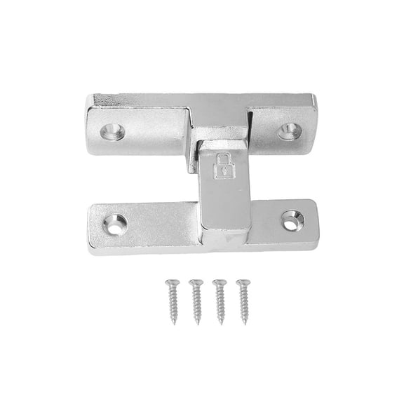 Homena Sliding Lock Latch for 90 Degree Right Angle Doors Easy to Mount and Secure