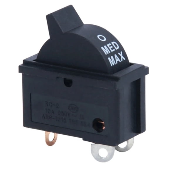 Homena Snap-in Switches Power Switch Three Pin Three Gears V2 Flame-retardant Shell 250V/10A 3 Position SPDT Toggle Switch