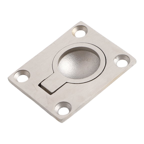 Homena Stainless Steel Concealed Handle Finger Flush Ring Pull Handle Cupboard Cabinet Trap Door Embedded Sliding Door Handle Hardware
