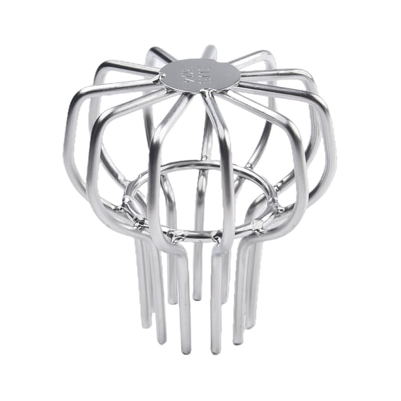 Homena Stainless Steel Down Spout Filter Gutter Guard Debris Dirt Protector Outdoor Drain Cover Gutter Block Strainer