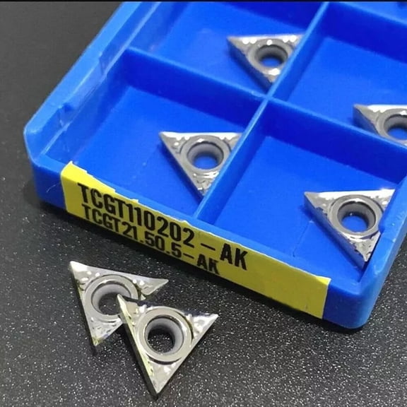 Homena TCGT110202AK 10PCS Carbide Inserts for Professional For Aluminum Turning