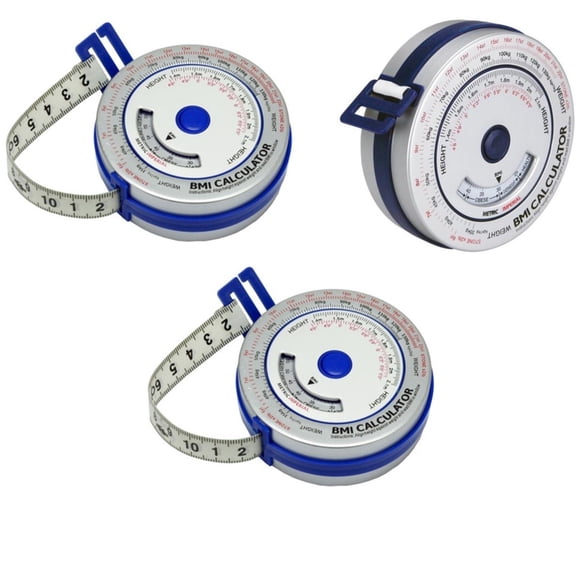 Homena Tape Tape Measure TEST Easy To Use Mass Index 7.2x2.1cm Body Calculator Diet Tape Measures Tools Plastic 150cm