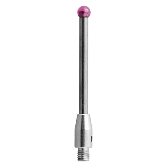 Homena Threaded CMM Touch Probe Stylus 3mm Rub y Ball for Precision Measurement