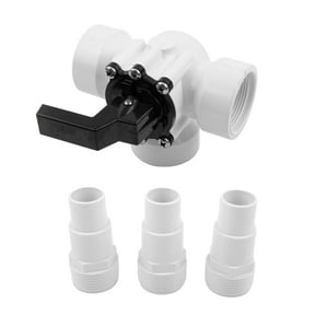 Homena Three Way Valve Pool Swimming Pool Swimming Pool Diverter Valve 360 Turning Handle 1/2 Inch - 3 Way -Slip Valve For Pools
