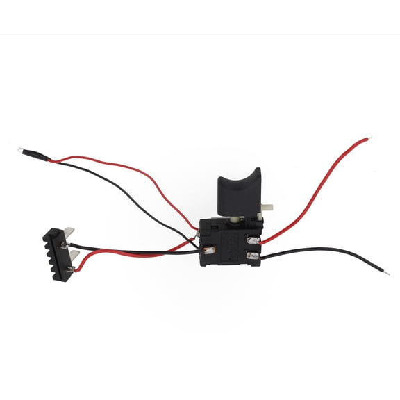 Homena Trigger Switch Control Push Button Electric Drill Switch Metal Plastic Trigger Switch With Light 1set 21V 65*40mm