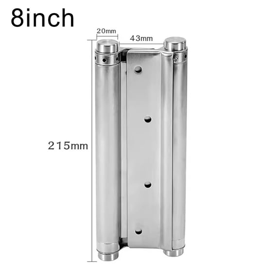 Homena Two Way Door Hinge Double Spring Stainless Steel Automatic Closing for Doors