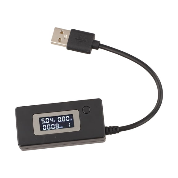 Homena USB Voltage Current Tester Portable KCX017 with LCD Display and Load Resistor