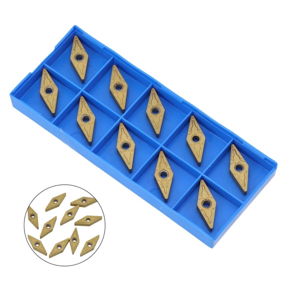 Homena VNMG160408 MA Carbide Inserts 10 Pieces for Improved Cutting Efficiency