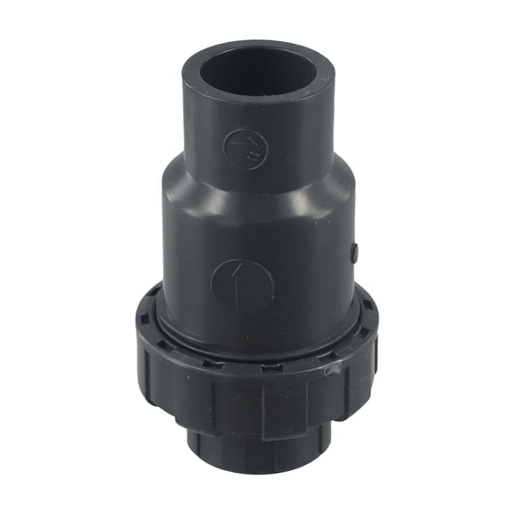 Homena Valves Check Valves 1pcs 32mm/1.26inch Swimming Pool Valves For Pond Anti Backflow Gray Pool Check Valves Pools Accessories
