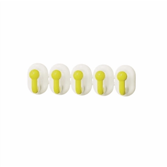 Homena WallMounted MultiHook Rack 5 Hooks for Bathroom Kitchen Small Space Storage