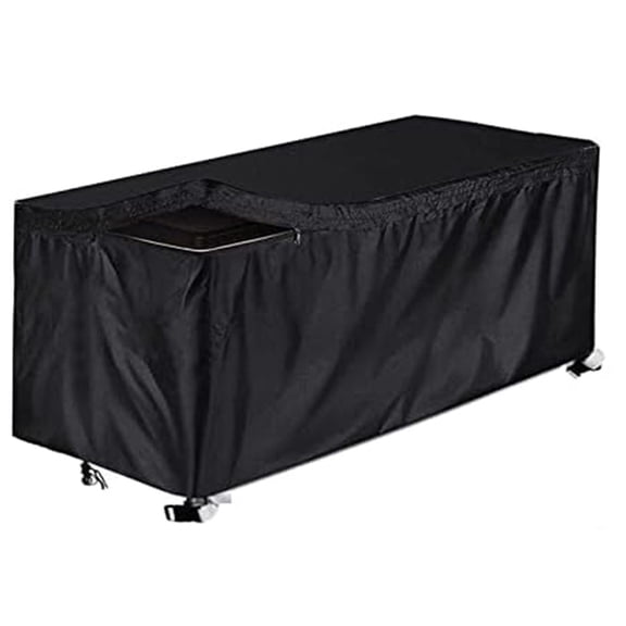 Homena Waterproof Garden Storage Box Cover Outdoor Deck Cover Furniture Protective Bag Storage Bag Container Cover 210D For Home Garden