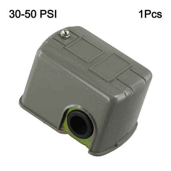 Homena Well Pump Water Pressure Switch Electric Automatic Control 1/4\\\"NPT 30-50 Psi Pressure Adjustable Differential Pump Controller