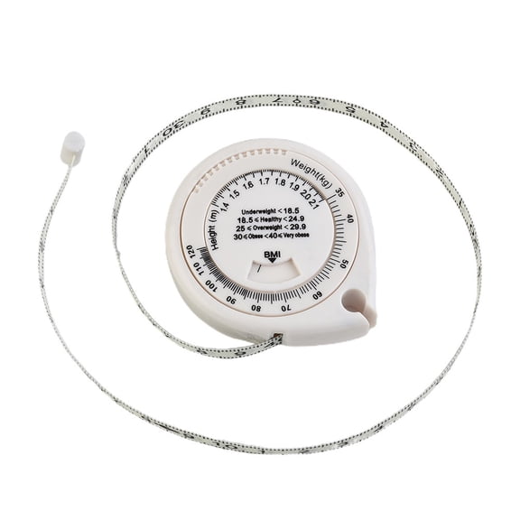 Homena Your Personal Progress BMI Calculator Body Measure Tape 150cm with Retraction Feature and Locking System
