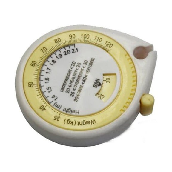Homena Your Personal Progress BMI Calculator Body Measure Tape 150cm with Retraction Feature and Locking System
