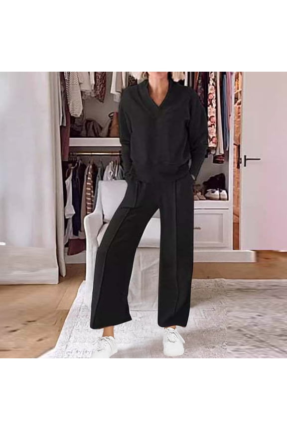 2-Piece Lounge Set Women's Solid Color Thread Speed Dry Seamless Zipper Elastic Yoga Suit Exercise Fitness Jumpsuit Black S