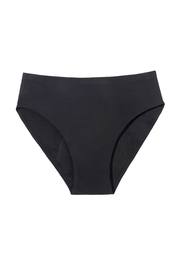 All-in-One Plus Size Women's Underwear Collection - High Waist Lace Cotton Soft Comfy Breathable Seamless Panties Briefs Hipster Boy Shorts Thong Female Underpants Black XXL